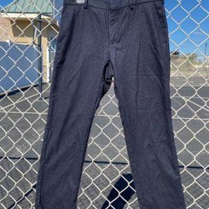 RUGBY POLO NAVY WOOL SOFT PINSTRIPE 30x31 trouser